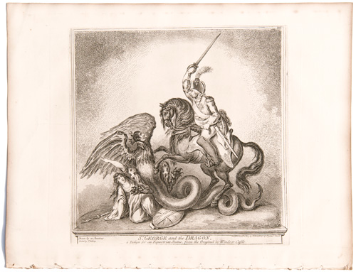 James Gillray St. George and the Dragon